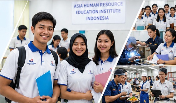 インドネシア人の若い学生たち
